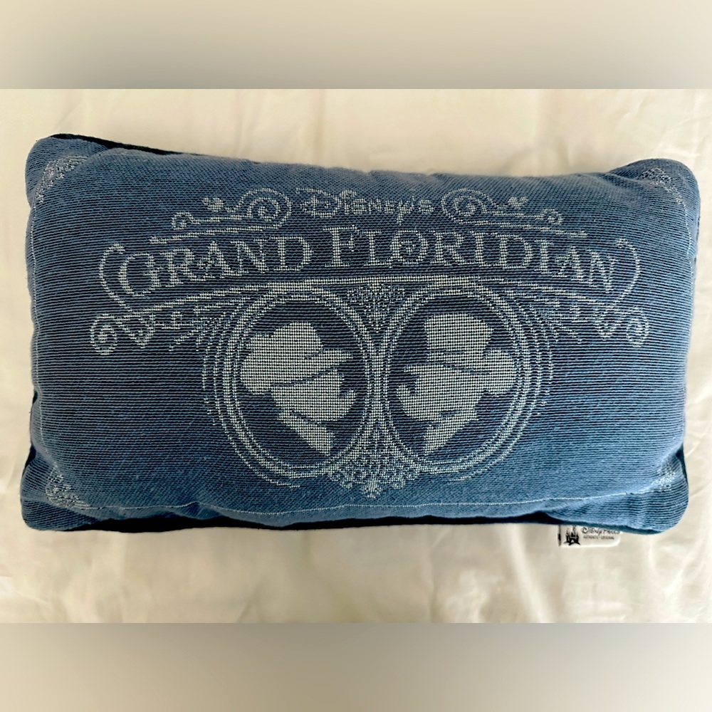 Disney Parks Grand Floridian Resort Mickey & Minnie Silhouette Accent Pillow